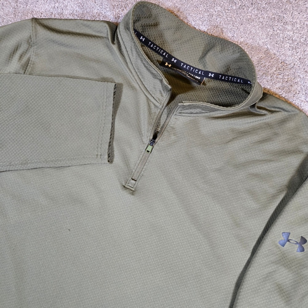 Under Armour Tactical Mens 2XL Coldgear 1/4 Zip Long Sleeve Shirt